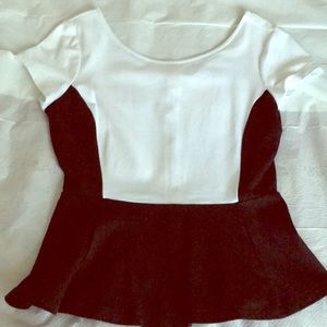 Top with zipper on the back